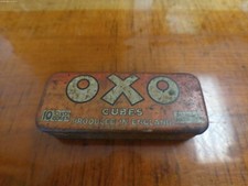 Vintage OXO Cubes Tin Made In