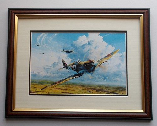 Aircraft print framed after - print,