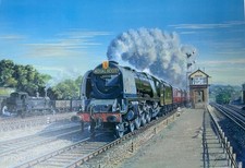 steam train prints. Size 420x296