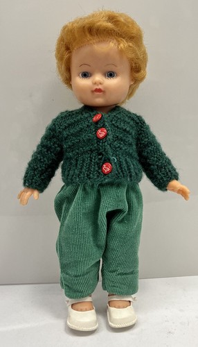 Vintage rosebud rubber doll - rubber,