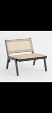 NEW H&M Black Lounge Wicker