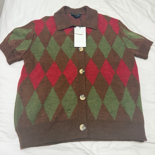 Zara argyle short sleeve - zara,