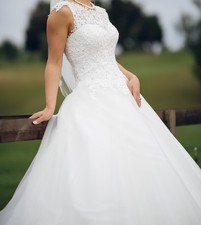 White Wedding Dress Size 8