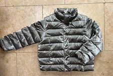 Zara girls silver light puffa