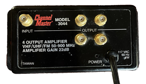 Channel master model - master, 3044