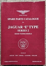 Jaguar E-Type Series 2 Spare Parts Catalogue