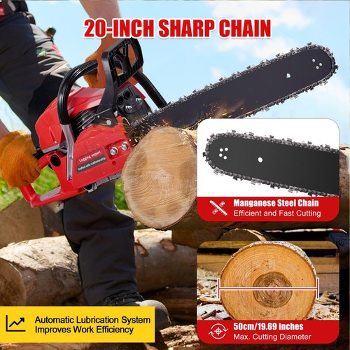 Petrol chainsaw 52cc 2kw - chainsaw,