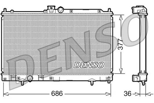 Denso radiator drm45022 for - denso,