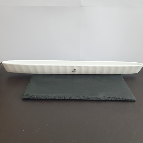 Galzone white serving dish - serving,