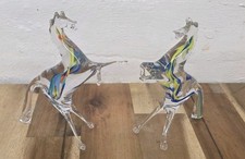 X2 Vintage Murano Style Blown