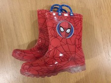 Spiderman Child Wellies UK 13 EU 30/31 Size New Unused Boys Girls  Marvel Spidey