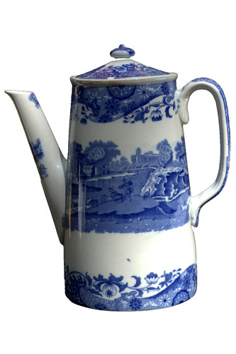 Spode blue italian - spode, pot