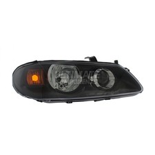 Headlight Fits Nissan Almera N16 Hatchback 2003-2006 Black Headlamp Drivers Side