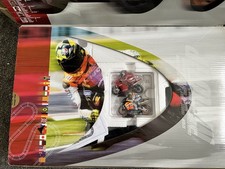 Scalextric Moto GP Boxed Set Valentino Rossi, Capirossi + Biaggi + McWilliams