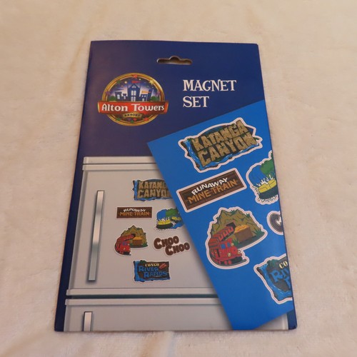 Alton towers magnet set - towers,