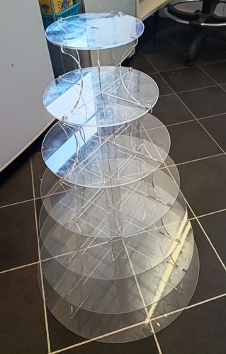 Tier acrylic cupcake stand - tier,