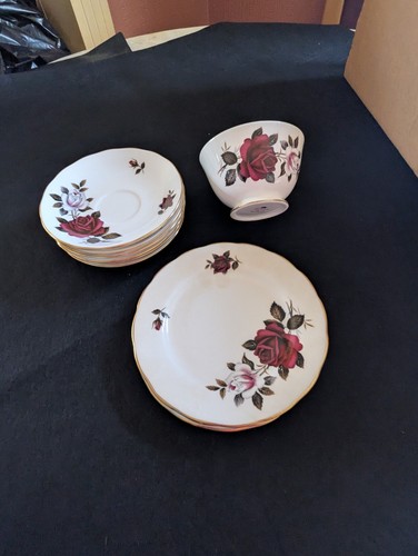 Colclough bone china red - colclough, &