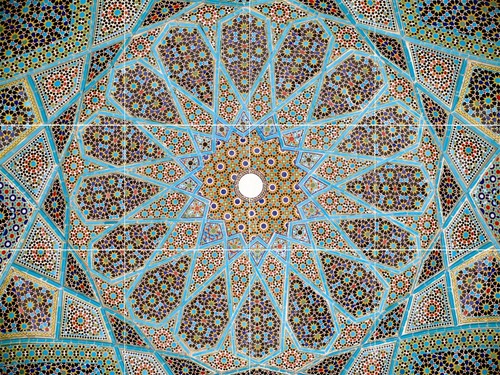 Mosaic ceramic panel arabic - panel, of
