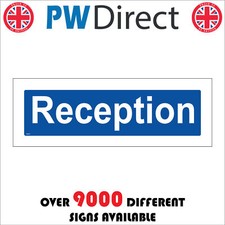 GE037 RECEPTION SIGN DOOR