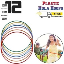 12pk Large Multi Hula Hoops