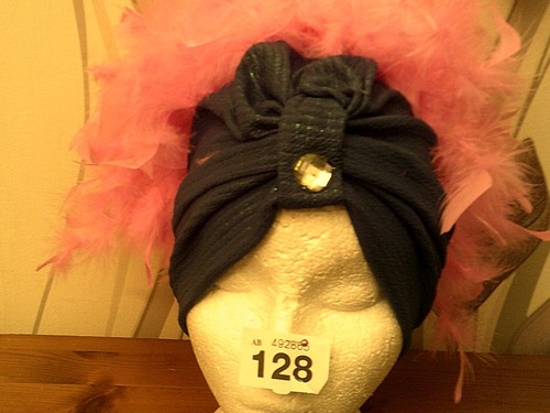 Drag queen green turban with - queen,