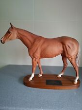 BESWICK CONNOISSEUR MODEL GRUNDY RACEHORSE OF THE YEAR 1975 WON THE DERBY ETC