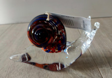 Nobile Glass Paperweight Snail