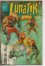 Marvel Comics Lunatik #2 January 1996 Avengers VF+