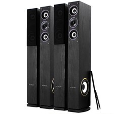 Fenton Home Hifi 6.5" 3-Way Column Floor Standing Speakers 2000W UK Stock