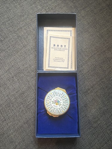 Boxed halcyon days - boxed, enamel