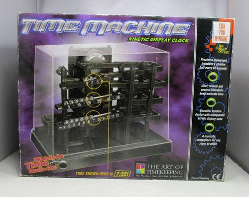 Time machine kinetic display - time,