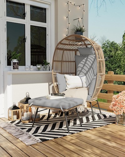 Rattan egg chair outdoor - rattan,