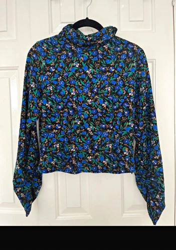 Zara women black blue - women’s, xs