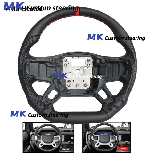 Full leather steering wheel - full,