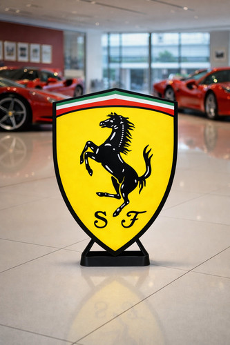Ferrari led dimmable wall - ferrari,
