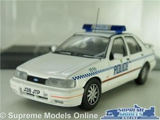 FORD SIERRA SAPPHIRE MODEL CAR GLX HAMPSHIRE POLICE 1:43 SCALE SAPHIRE + CASE K8