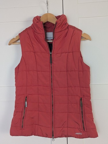 Musto red puffa gilet - musto,