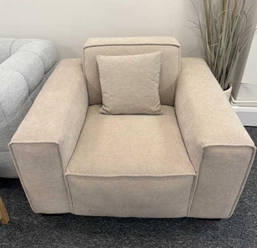 Aluxo beige armchair with - beige,