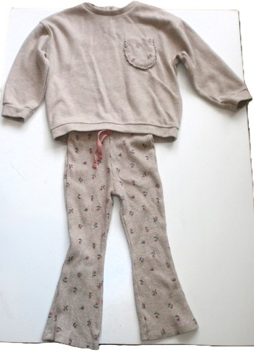 Zara 2pc girls beige - zara,