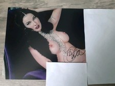 DITA VON TEESE SIGNED 12 X 8