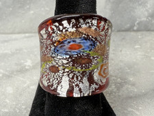 Murano glass ring size 6.5