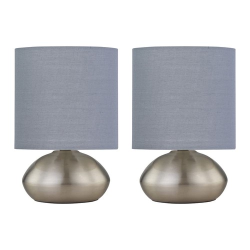 Set brushed chrome touch - 2,
