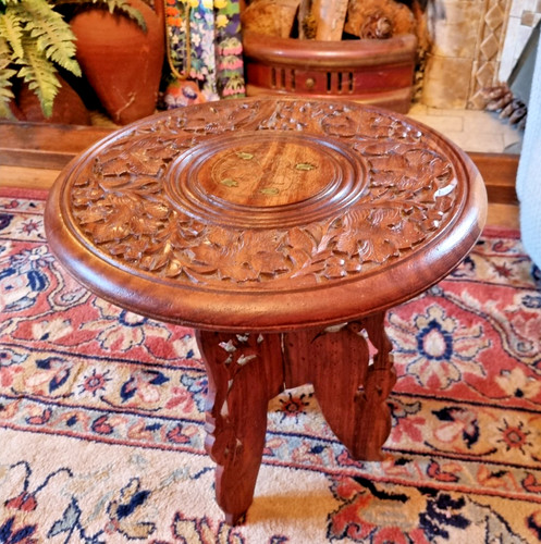 Exc vintage indian wooden - vintage,