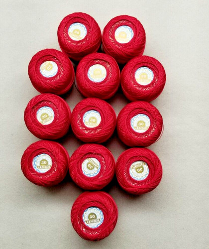 Lot red mercer crochet 30 - mercer-,