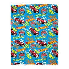 Hot Wheels Fleece Throw Cars