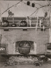 Halloween RPPC Postcard Jack O