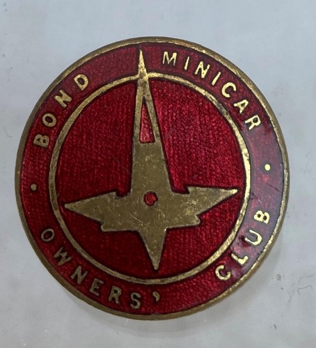 Vintage enamel bond minicar - enamel,