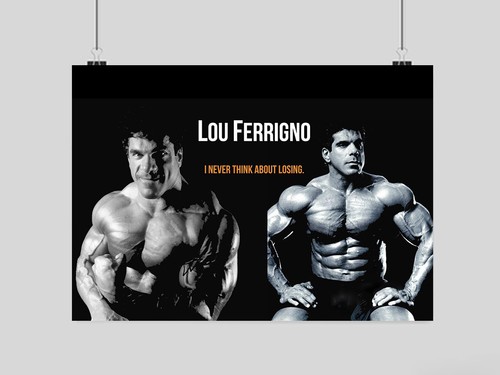 Lou ferrigno poster - lou,