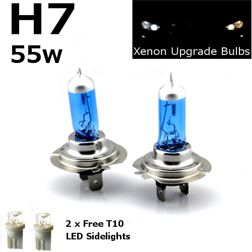 55w super white xenon - h7,