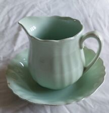 Vintage Glamour J.E.G.Meakin,  Jade Milk Jug & Dish - Used